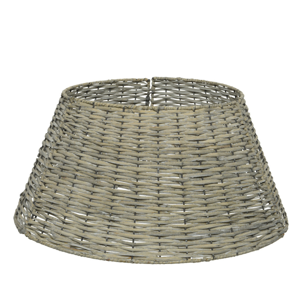 Kerstboomrok/kerstboommand grijs D57 x H28 cm voor een kerstboom tot 180 cm -