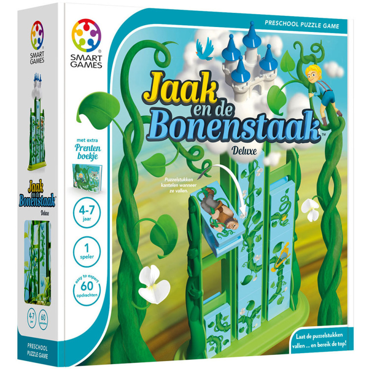 SmartGames Jaak en de Bonenstaak Deluxe leerspel