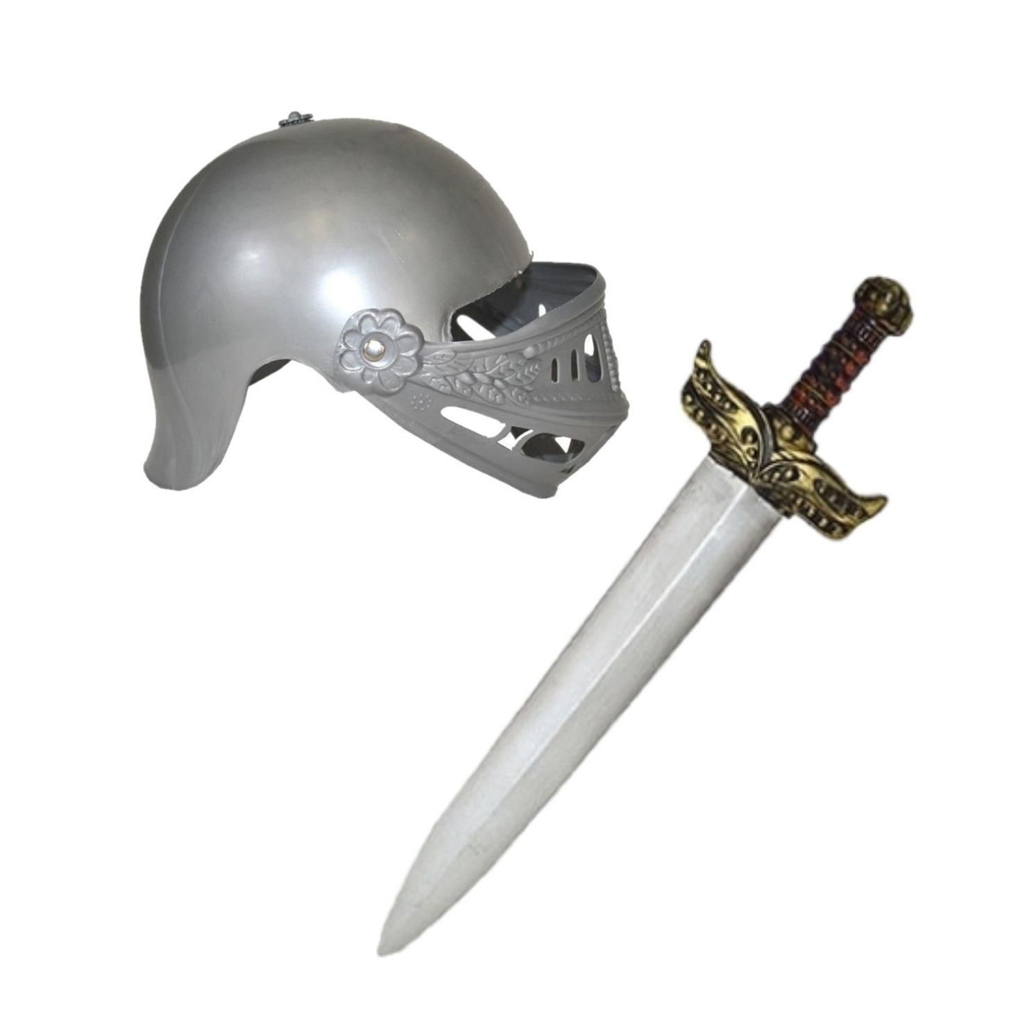 Ridder verkleed set helm en zwaard -