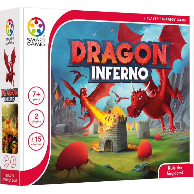 SmartGames Dragon Inferno bordspel Nederlands, 2 spelers, 15 minuten, Vanaf 7 jaar