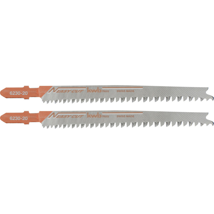 KWB Easy Cut Decoupeerzaagbladen houtbewerking, HCS T-schacht, 623020 zaagblad 623020, 2 stuks