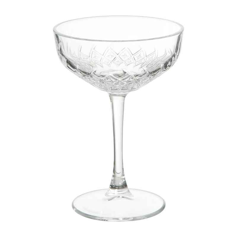 Champagneglas timeless - transparant - 270 ml