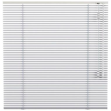 Fenstr aluminium jaloezie 25mm geborsteld - zilver (75002) - Leen Bakker