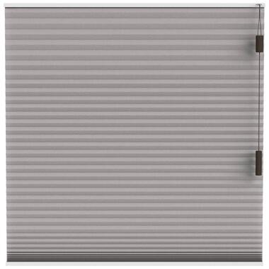 Fenstr plisségordijn Boston dubbel 25mm lichtdoorlatend - taupe (30015) - Leen Bakker