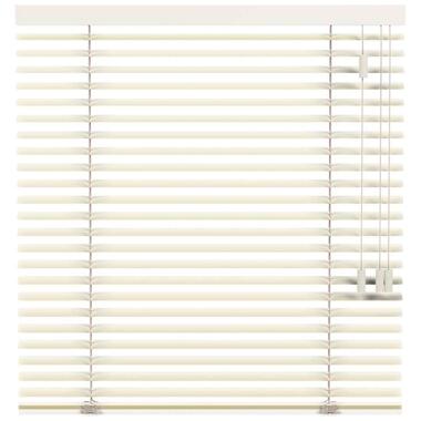 Fenstr aluminium jaloezie 50mm standaard lak - crème (25008) - Leen Bakker