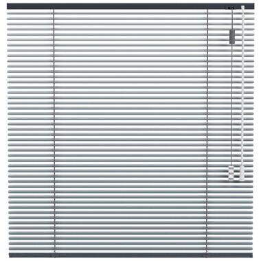 Fenstr aluminium jaloezie 25mm metallic - blauw (35301) - Leen Bakker