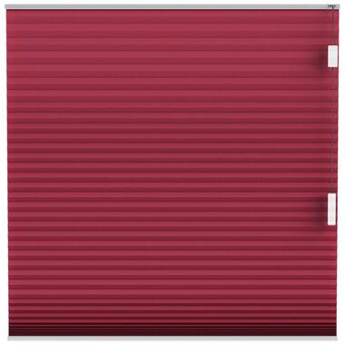 Fenstr plisségordijn Montreal dubbel 25mm verduisterend - bordeaux rood (65602) - Leen Bakker