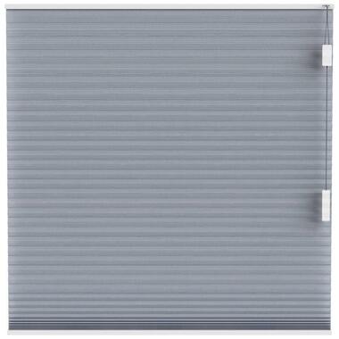 Fenstr plisségordijn Brisbane dubbel 25mm lichtdoorlatend - blauw (35805) - Leen Bakker