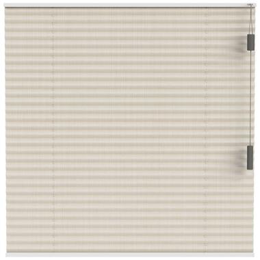 Fenstr plisségordijn Verona enkel 20mm transparant - beige (25107) - Leen Bakker