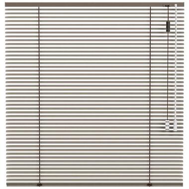 Fenstr aluminium jaloezie 25mm mat - taupe (30028) - Leen Bakker