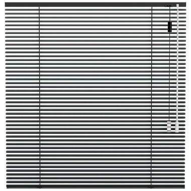 Fenstr aluminium jaloezie 25mm standaard lak - antraciet (20715) - Leen Bakker