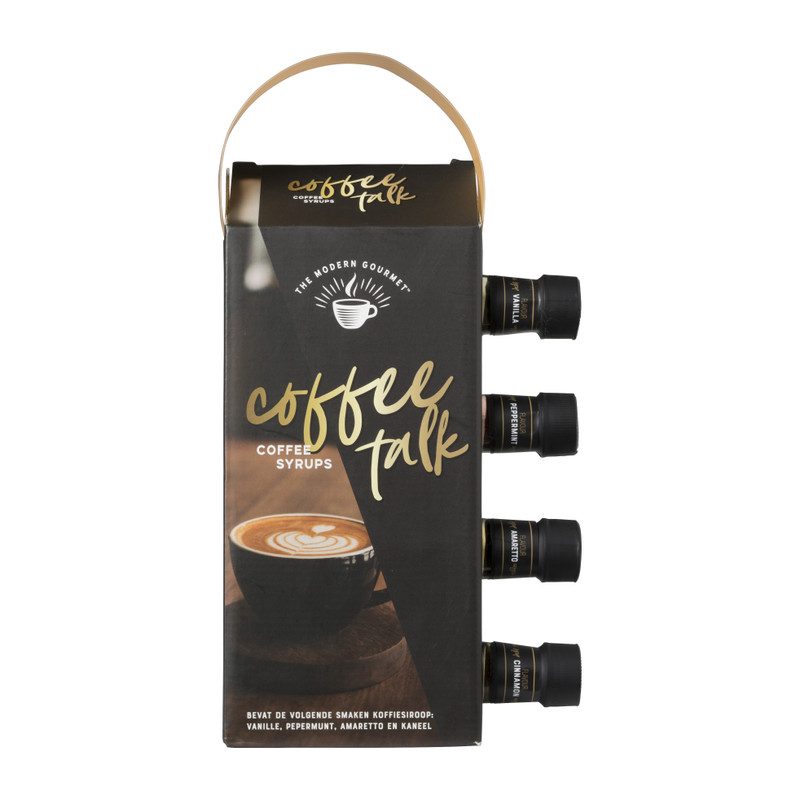 Coffee topping set - 4 smaken