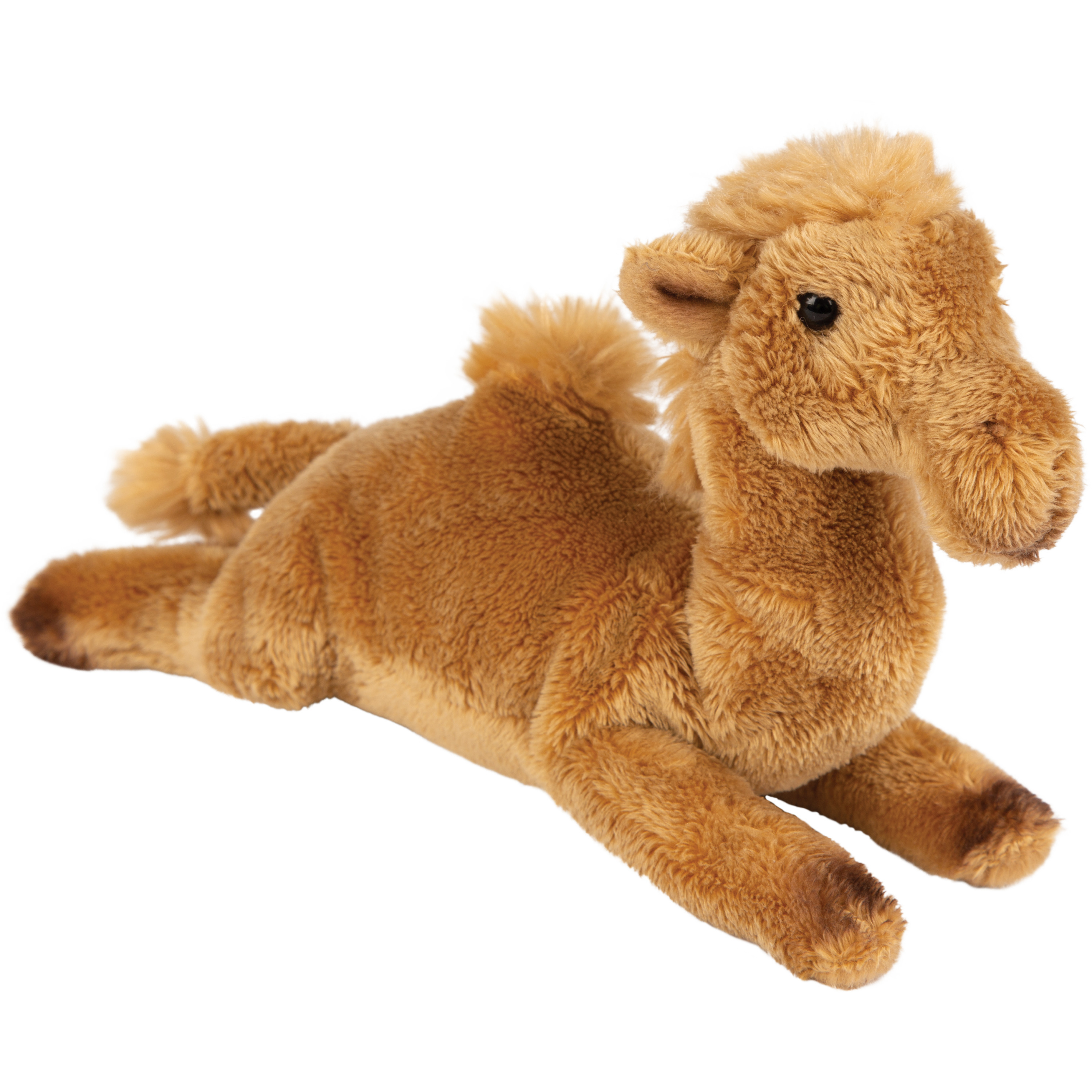 Suki Gifts Knuffel - kameel - bruin - 15 cm - knuffeldier -