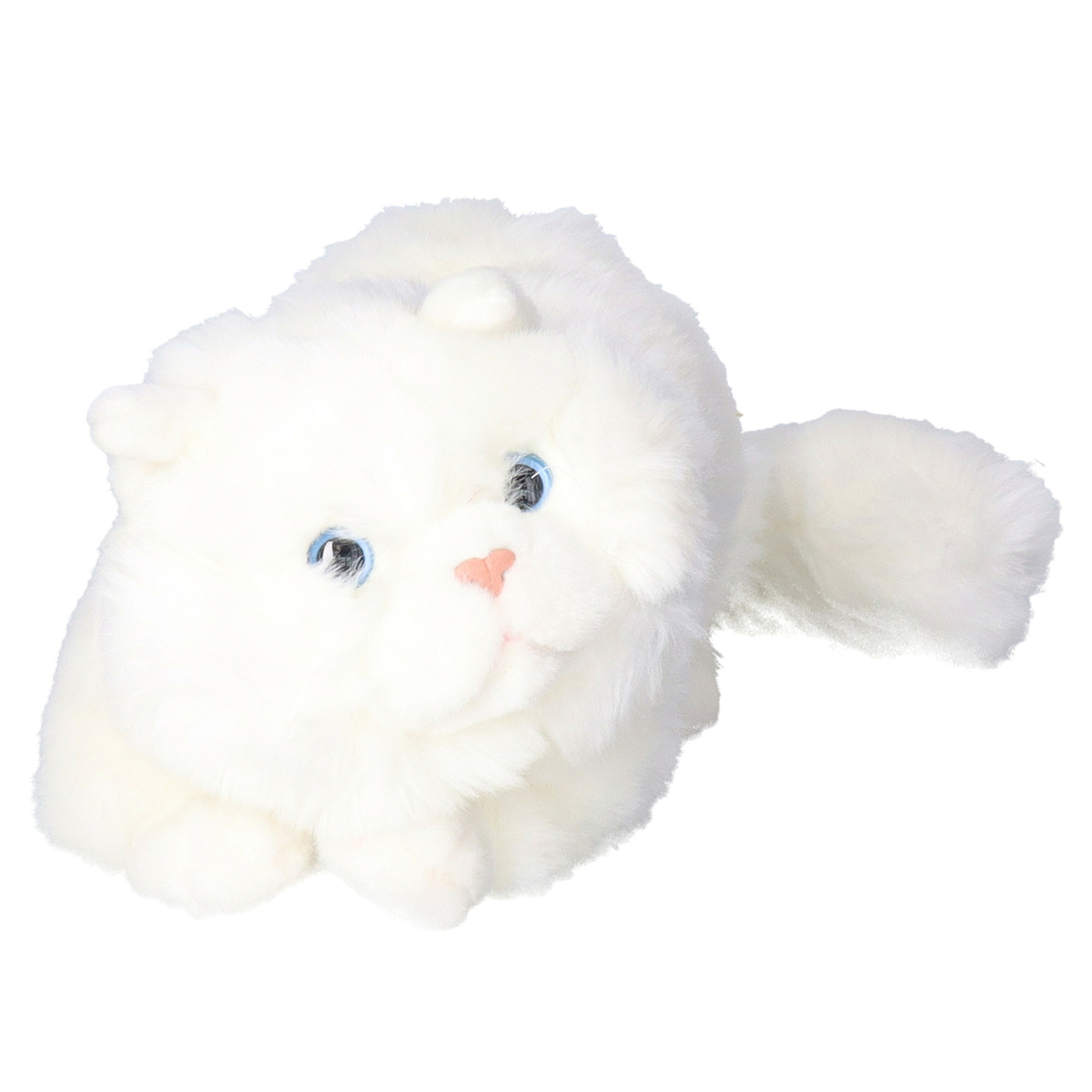 Pluche Perzische Colourpoint katten/poezen knuffel creme 30 cm -