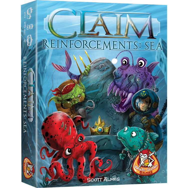 White Goblin Games Claim Reinforcements: Sea kaartspel Nederlands, Uitbreiding, 2 spelers, 25 minuten, Vanaf 10 jaar