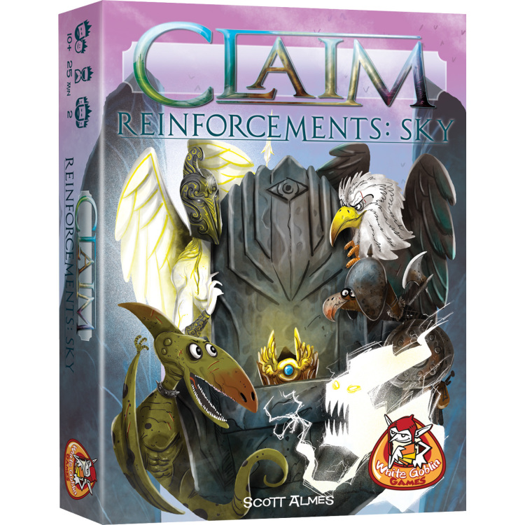 White Goblin Games Claim Reinforcements: Sky kaartspel Nederlands, Uitbreiding, 2 spelers, 25 minuten, Vanaf 10 jaar