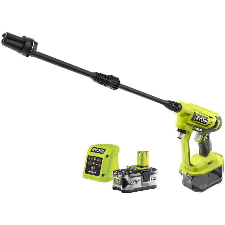 Ryobi ONE+ 18V Accu Power Washer RY18PW22A-125 drukreiniger Incl. 1x 2.5Ah accu en lader