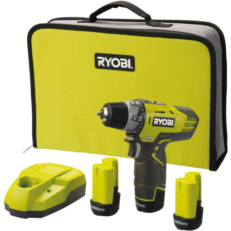 Ryobi Accu-Compacte schroevendraaier, 12V schroeftol