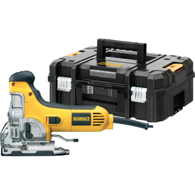 DEWALT DW333KT-QS 701W Decoupeerzaag Body grip decoupeerzaag Incl. TSTAK koffer