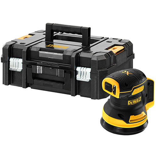 DEWALT DCW210NT-XJ 18V XR brushless 125mm excentrische schuurmachine excentrische schuurmachine Incl. T-STAK Box II, accu en oplader niet inbegrepen