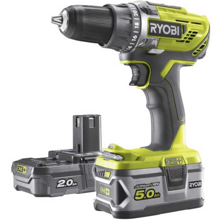 Ryobi R18DD3-252S schroeftol Accu inbegrepen