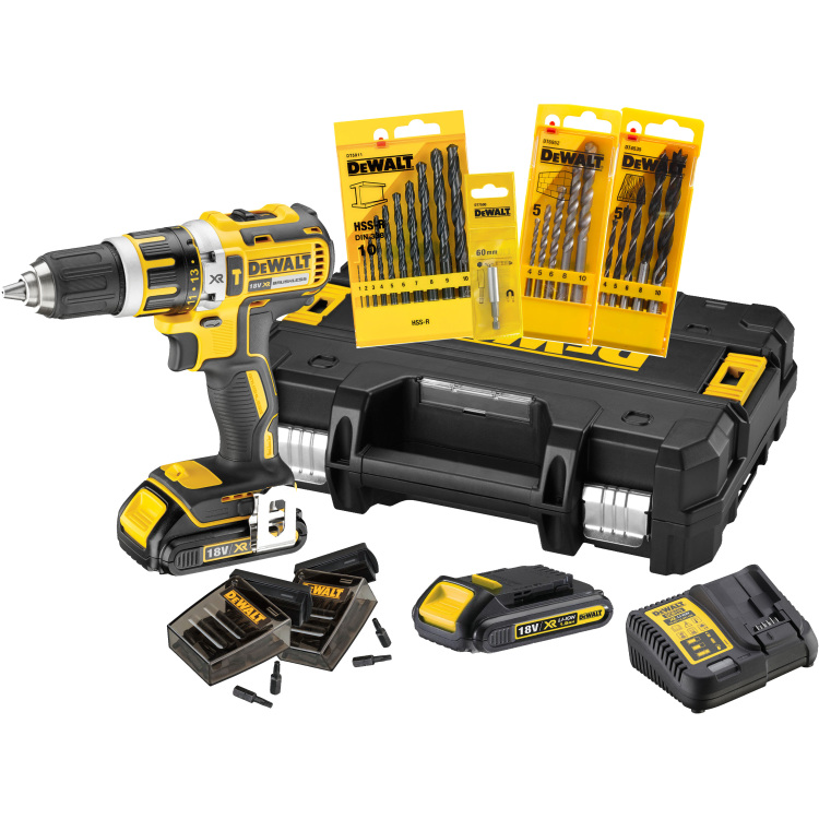 DEWALT Accuslagboormachine DCK795S2T 18V klopboorschroevendraaier