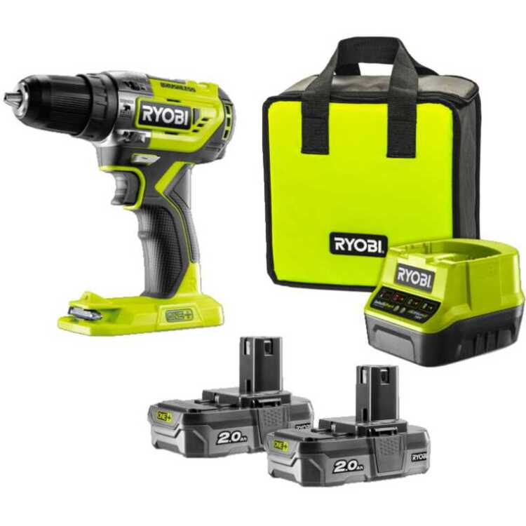 Ryobi R18PD5-220S klopboorschroevendraaier Accu inbegrepen