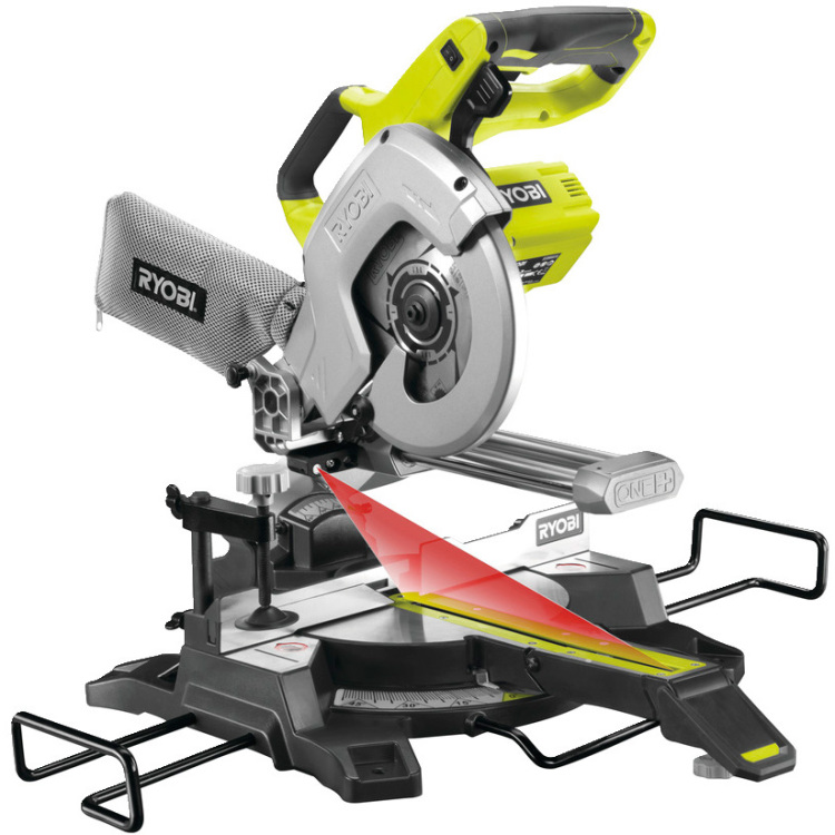 Ryobi R18MS216-0 afkort- en verstekzaag Accu niet inbegrepen