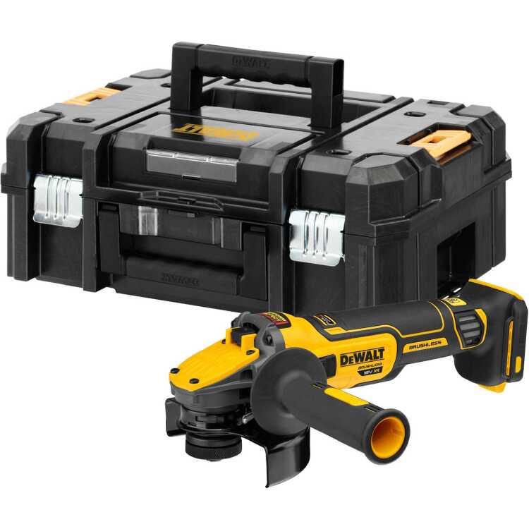 DEWALT DCG409NT-XJ FLEXVOLT Advantage Accu haakse slijper, 18 Volt haakse slijper Incl. T STAK-Box II, Accu en oplader niet inbegrepen
