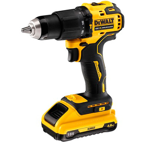 DEWALT 18V XR Brushless Compacte accu-klopboorschroevendraaier DCD709D2T klopboorschroevendraaier TSTAK Box, 2 Li-ion accu's (2,0 Ah) inbegrepen