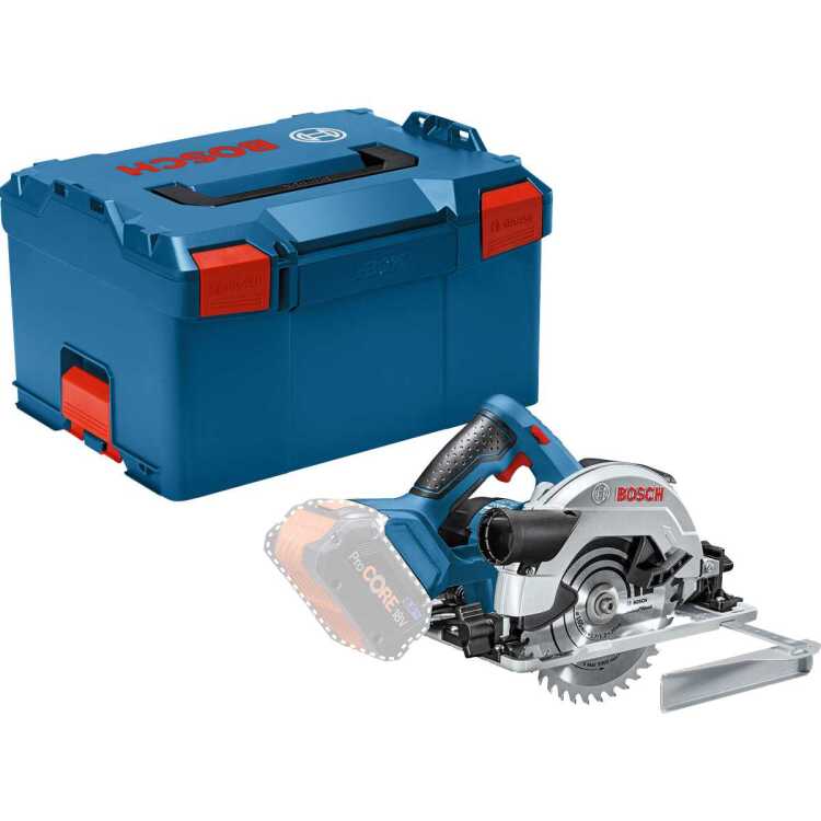 Bosch GKS 18V-57G Professional handcirkelzaag Incl. L-BOXX, accu en oplader niet inbegrepen