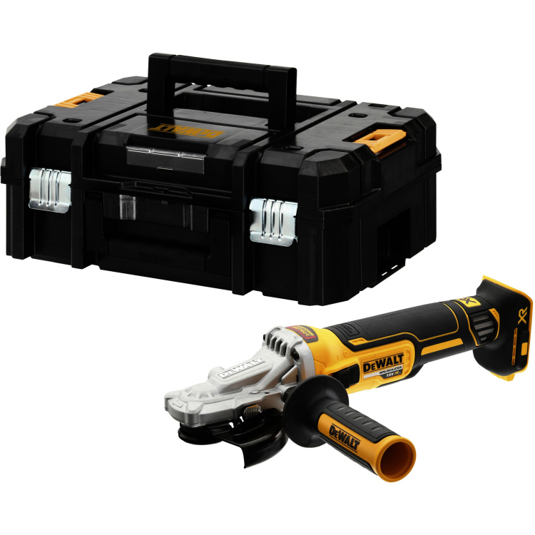 DEWALT Accu Haakse slijper DCG405FNT, 18V haakse slijper Accu en oplader niet inbegrepen