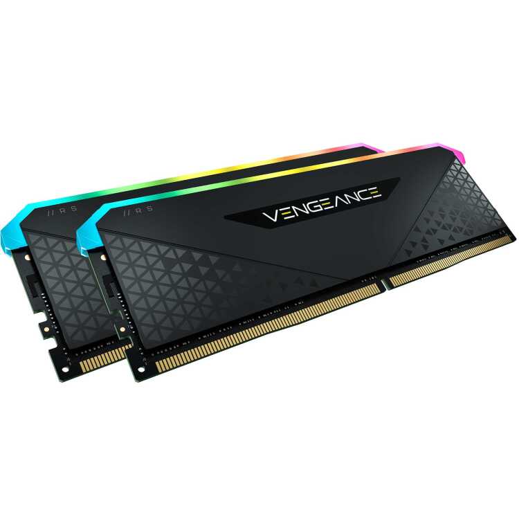 Corsair 64 GB DDR4-3200 Kit werkgeheugen CMG64GX4M2E3200C16, Vengeance RGB RS, XMP 2.0