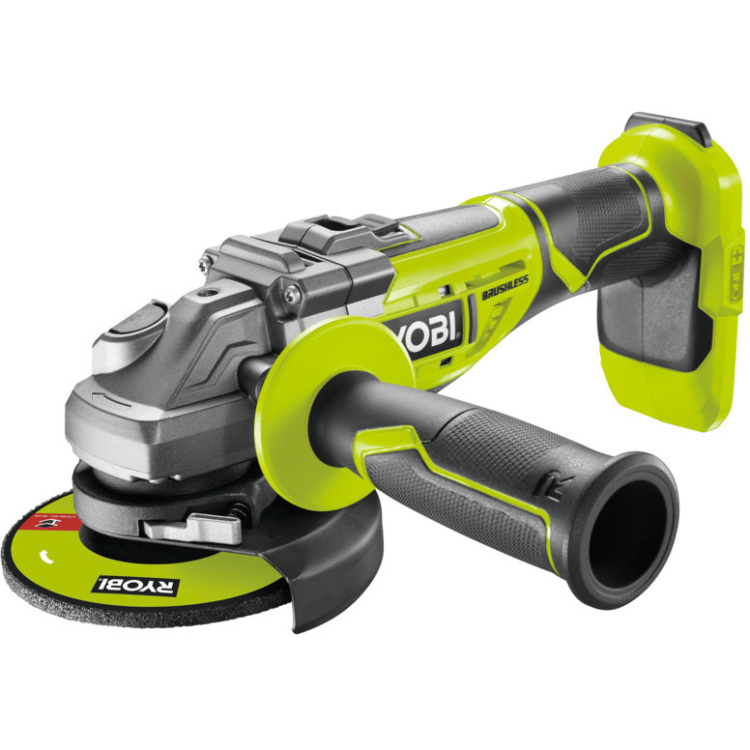 Ryobi R18AG7- 0 haakse slijper Accu niet inbegrepen