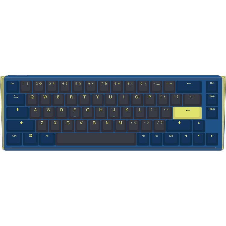Ducky One 3 Daybreak SF toetsenbord RGB leds, PBT Double Shot, hot swap
