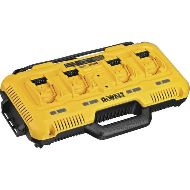 DEWALT 4-poort snellader oplader