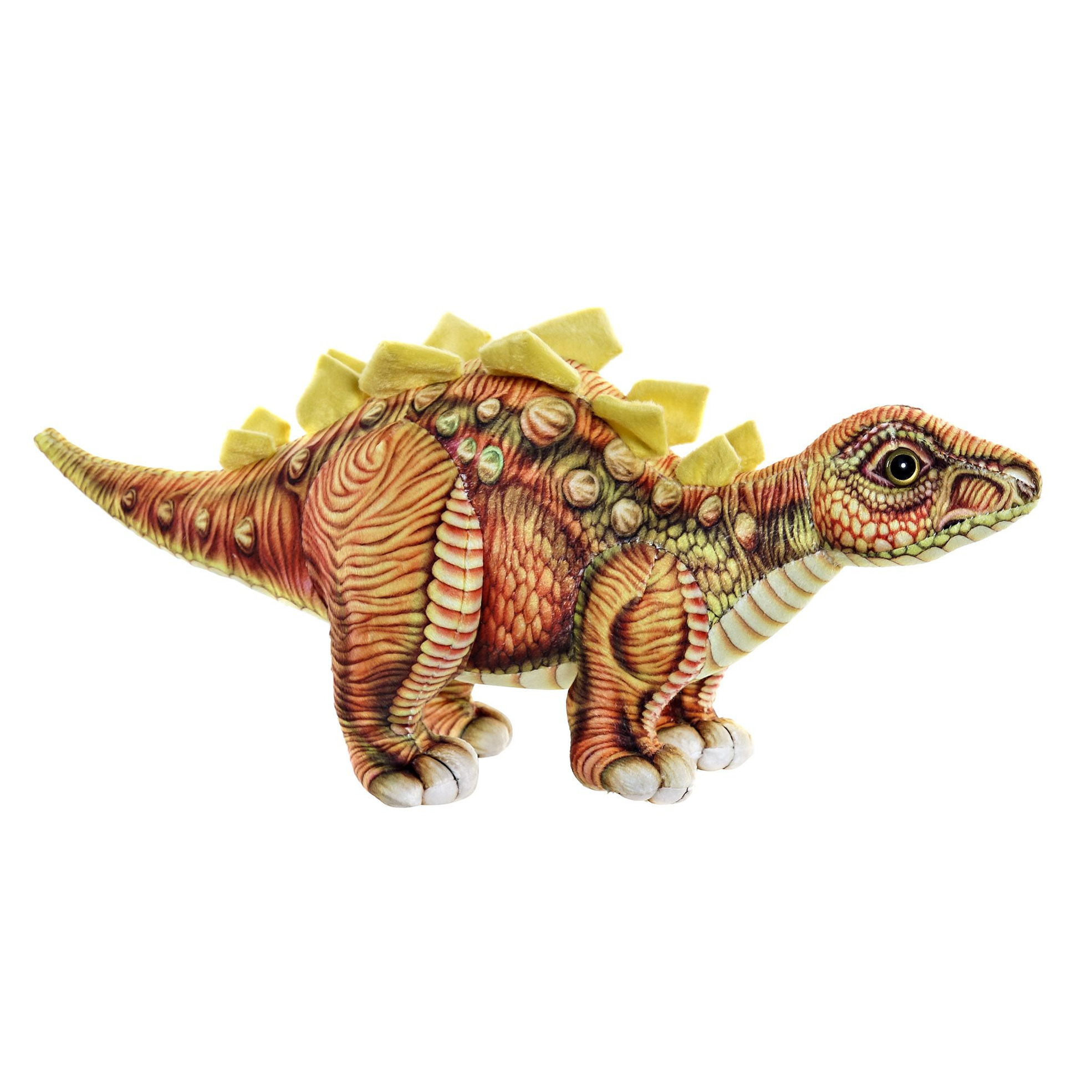 Pluche speelgoed knuffel dinosaurus Stegosaurus 38 cm -