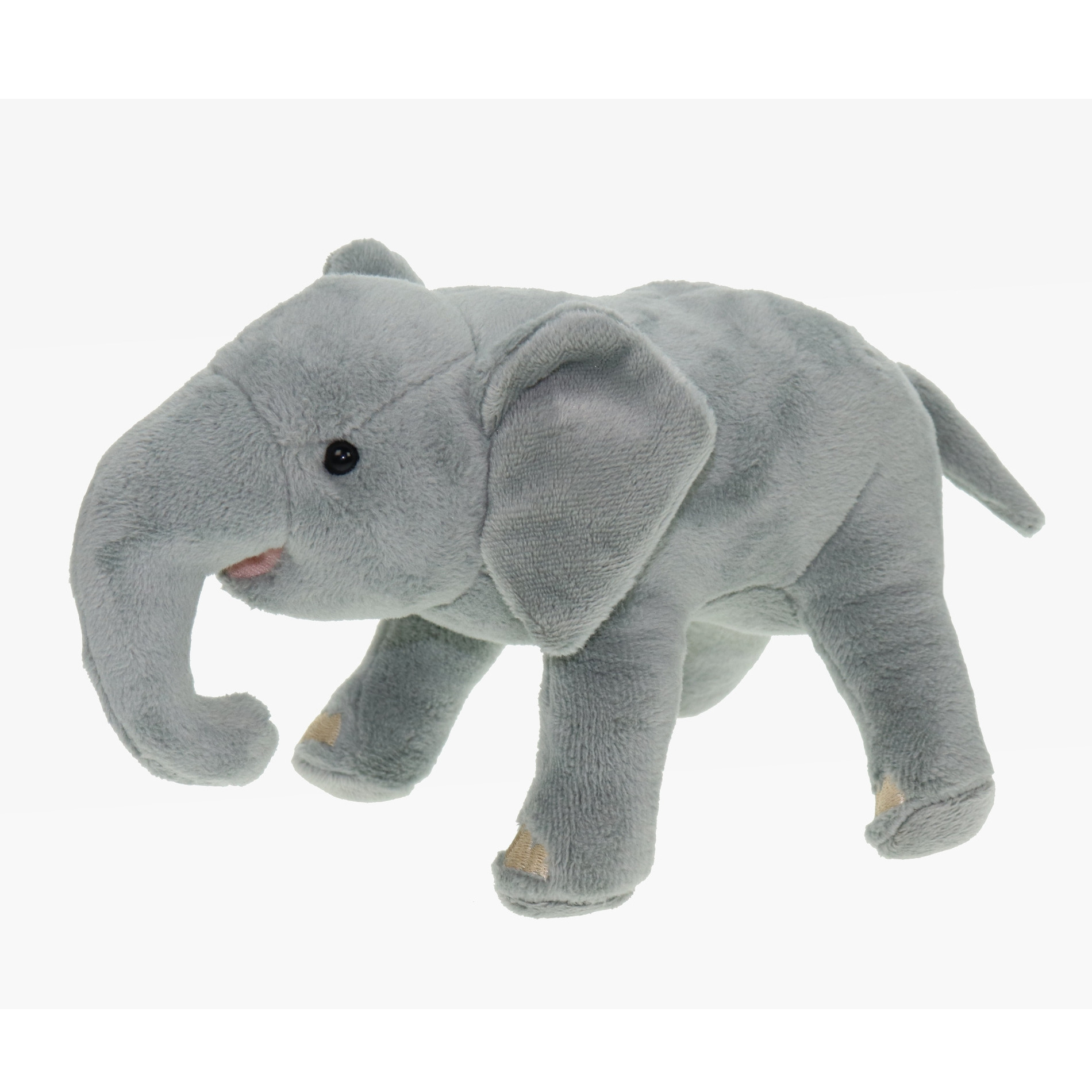 Pluche knuffel dieren Afrikaanse Olifant van 22 cm -
