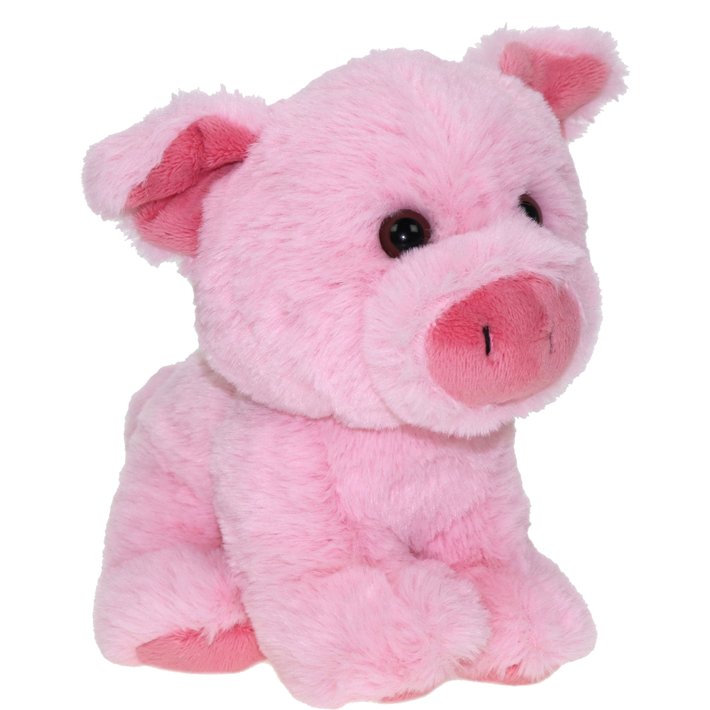 Pluche knuffel dieren Varken van 19 cm -