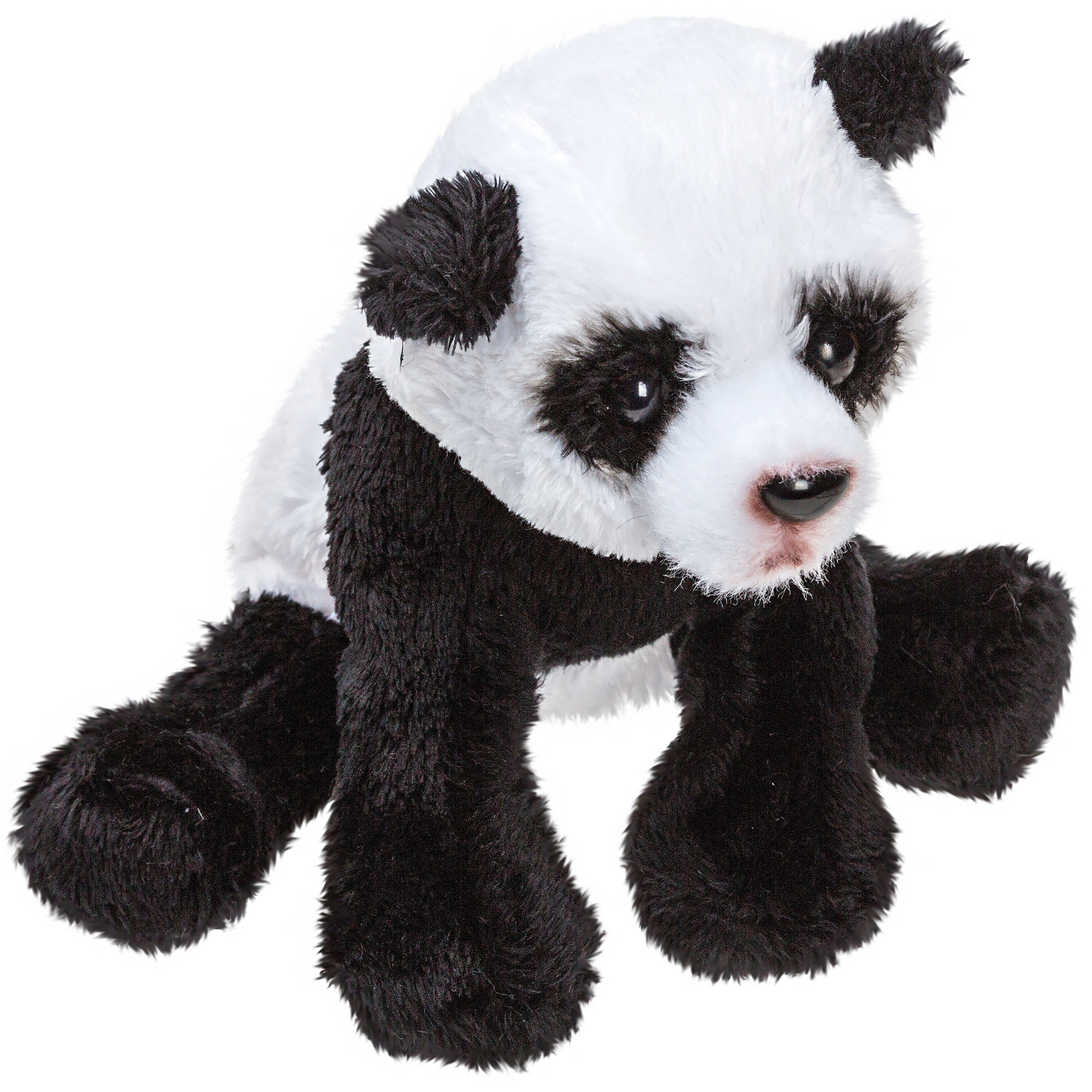 Pluche Panda knuffeldier van 13 cm -
