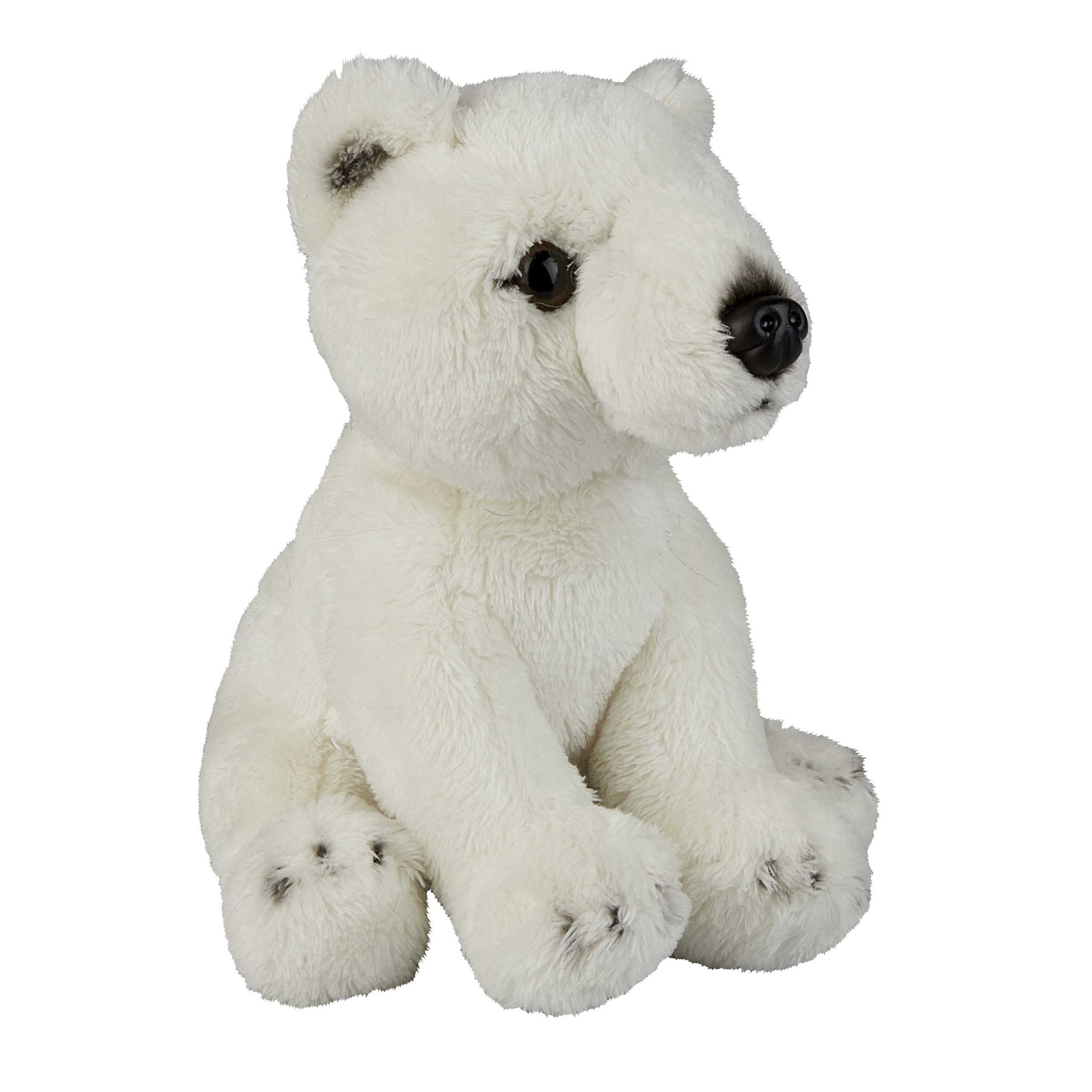 Pluche knuffel dieren IJsbeer 15 cm -