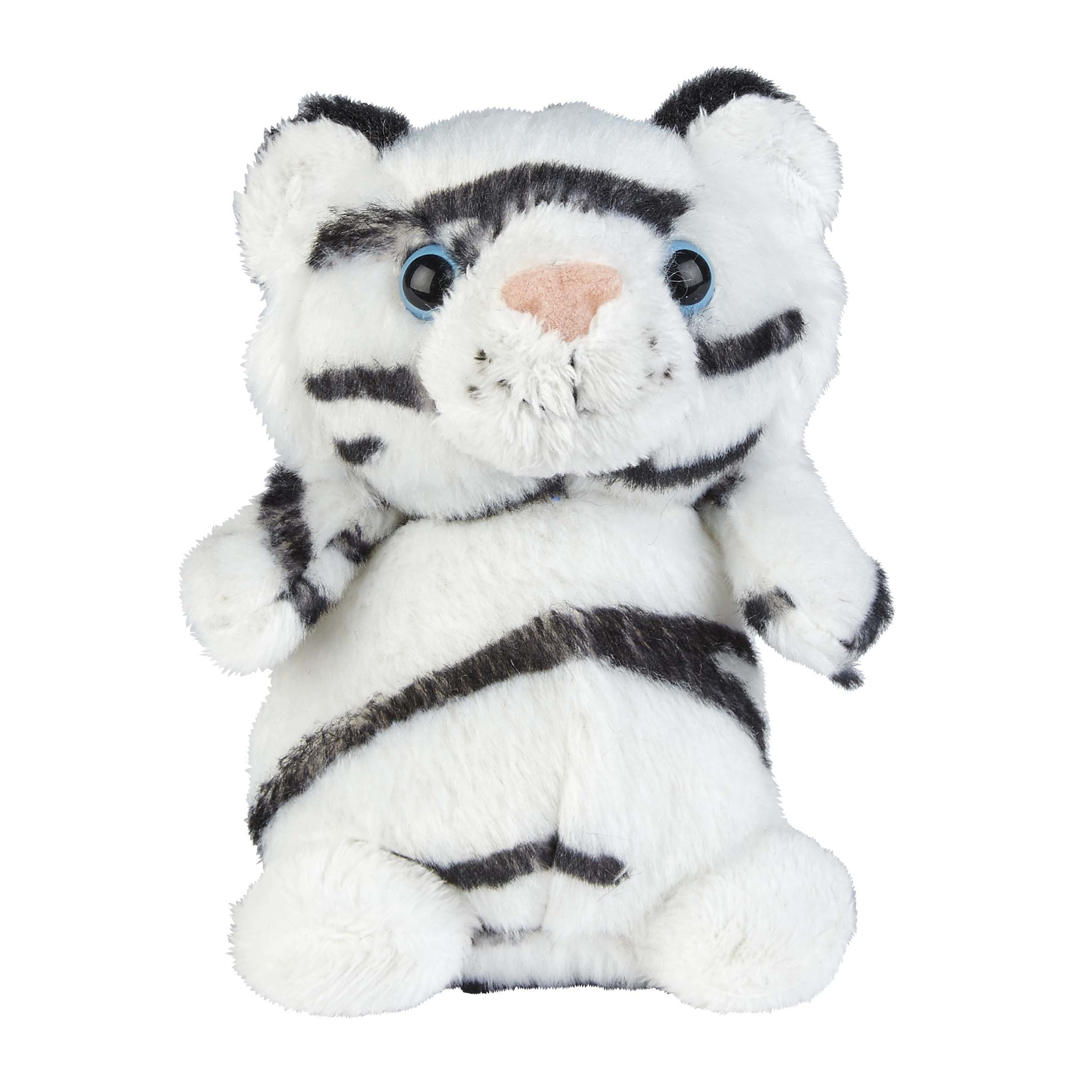 Pluche knuffel dieren Witte Tijger 12 cm -