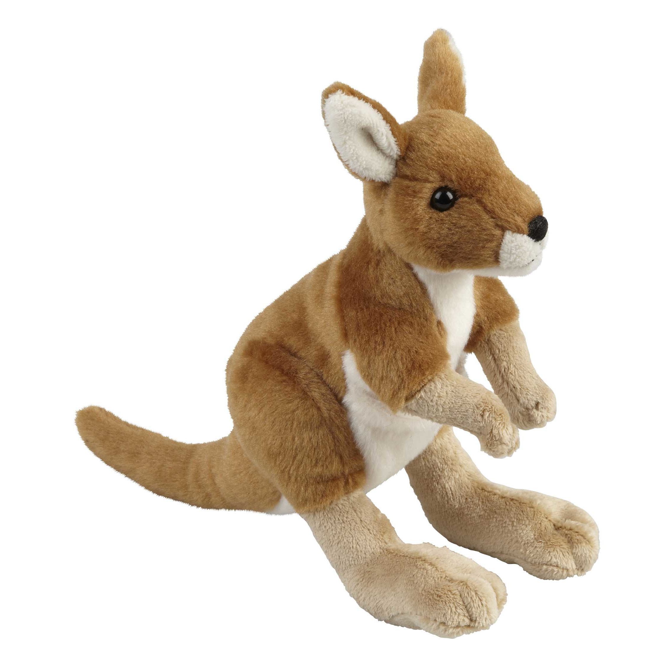 Ravensden pluche knuffel Kangoeroe - 18 cm - Dieren knuffels uit Australie -