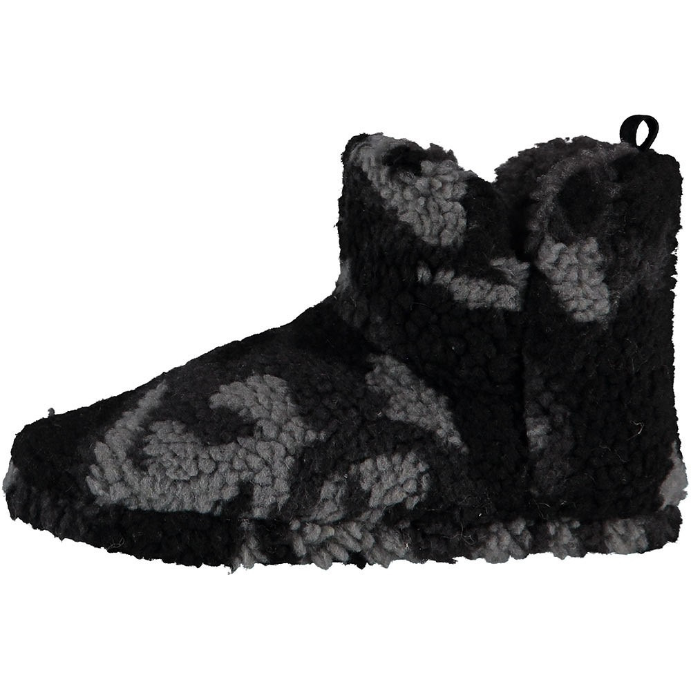Jongens hoge pantoffels/sloffen army antraciet maat 25-26 25/26 -