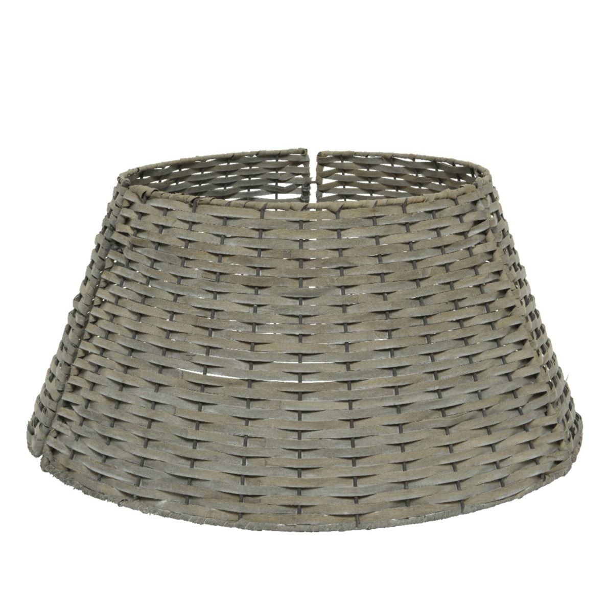 Kerstboomrok/kerstboommand grijs D57 x H28 cm voor een kerstboom tot 180 cm -