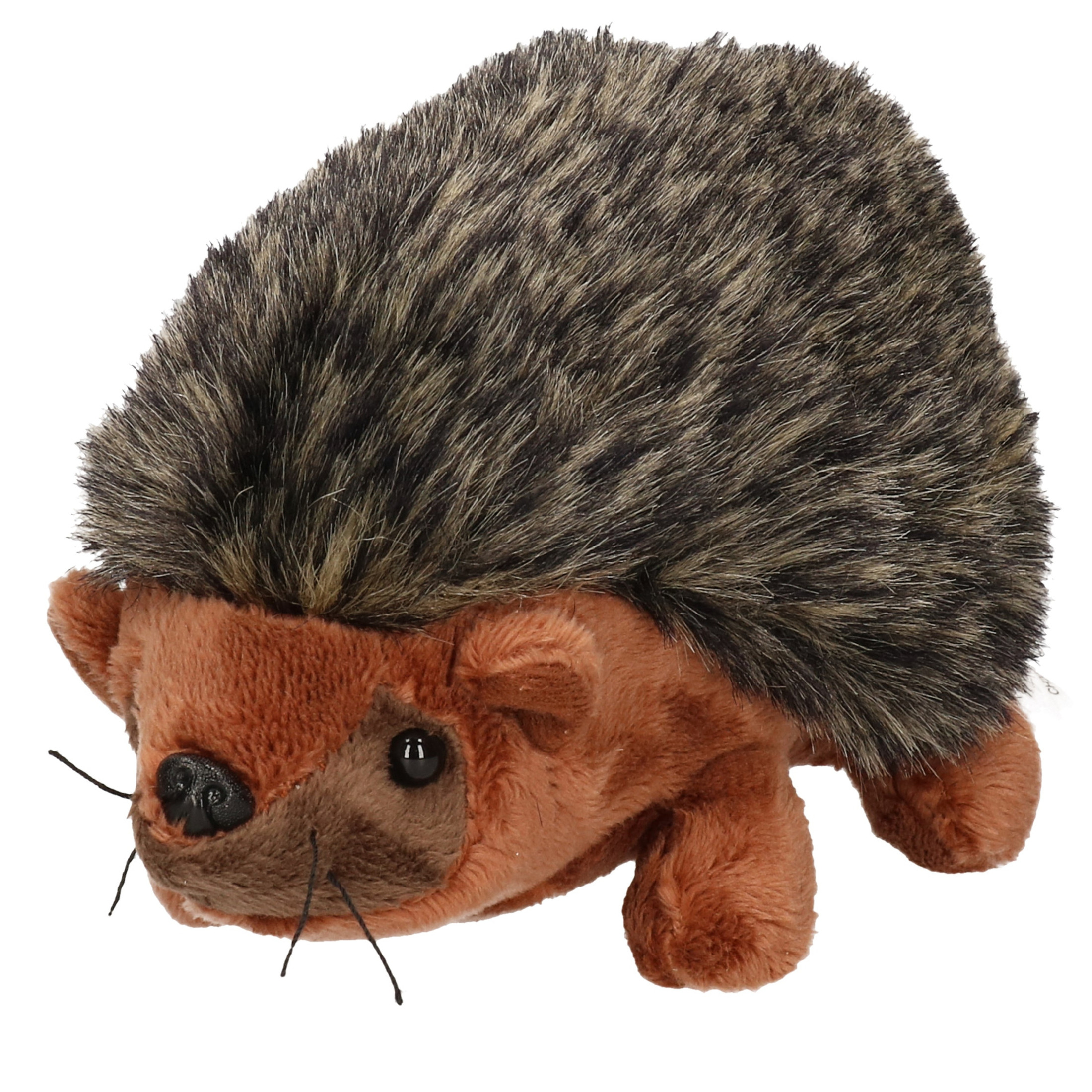 Pluche knuffel dieren Egel van 17 cm -