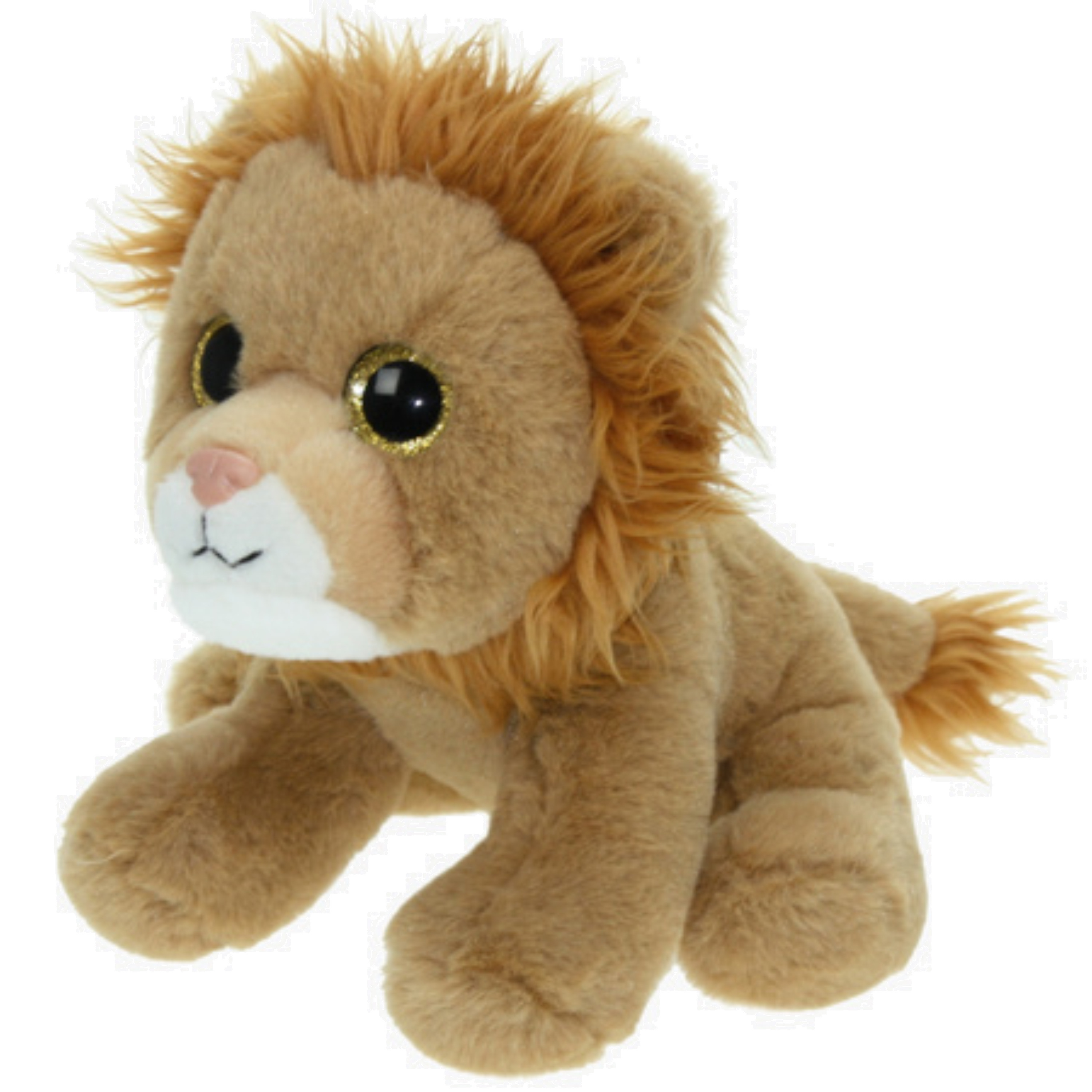 Pluche knuffel dieren mannetjes Leeuw van 25 cm -