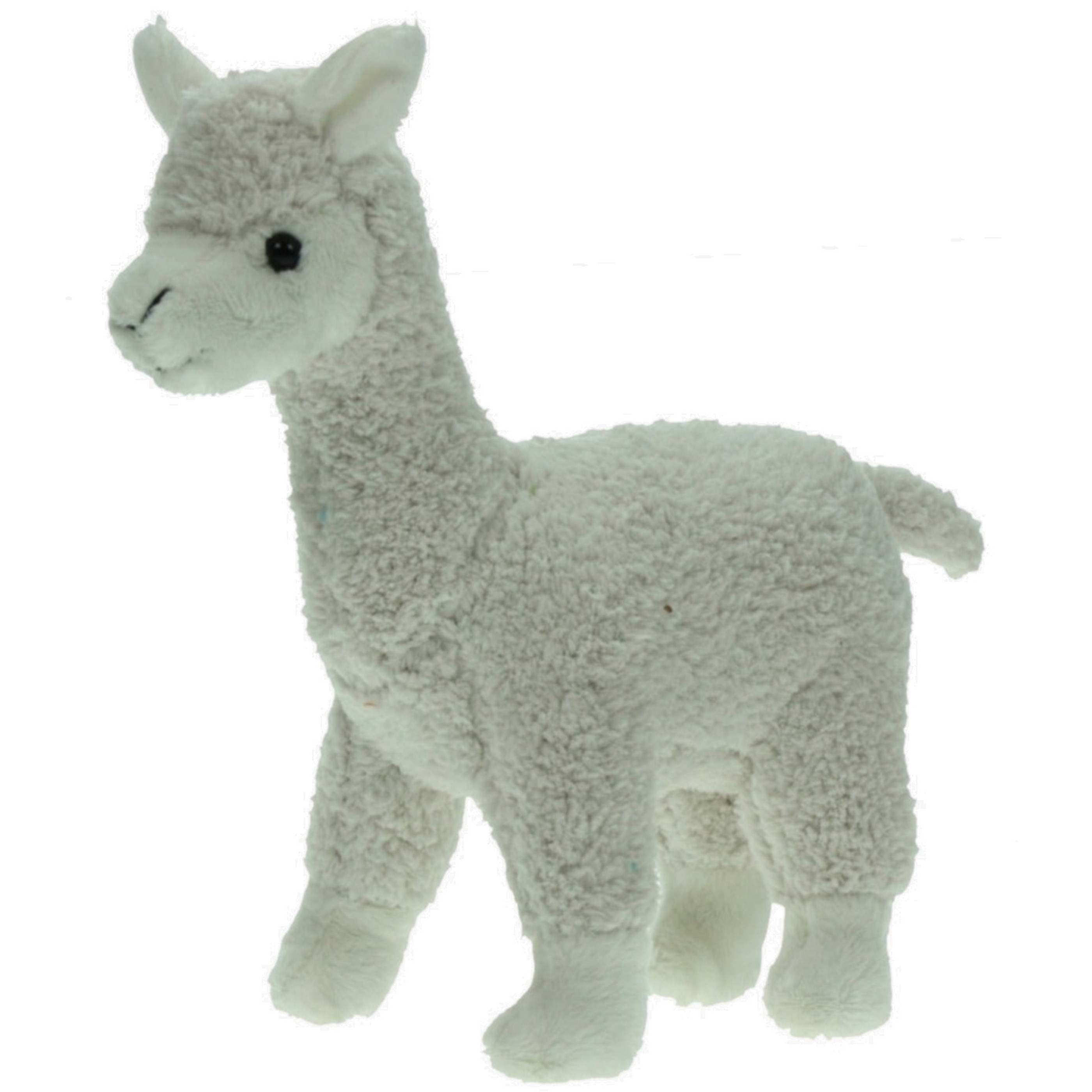 Pluche knuffel dieren Alpaca - 20 cm - wit - Speelgoed knuffels - Cadeau voor jongens/meisjes -