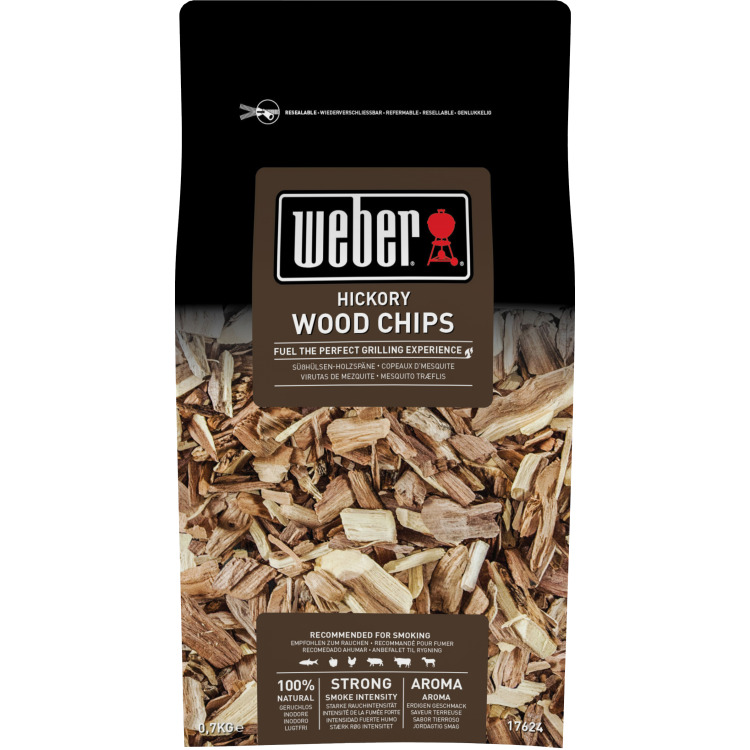 Weber Hickory houtsnippers rookchips 700 g