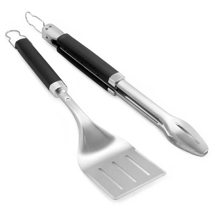 Weber Precision barbecuetang- en spatelset grillbestek
